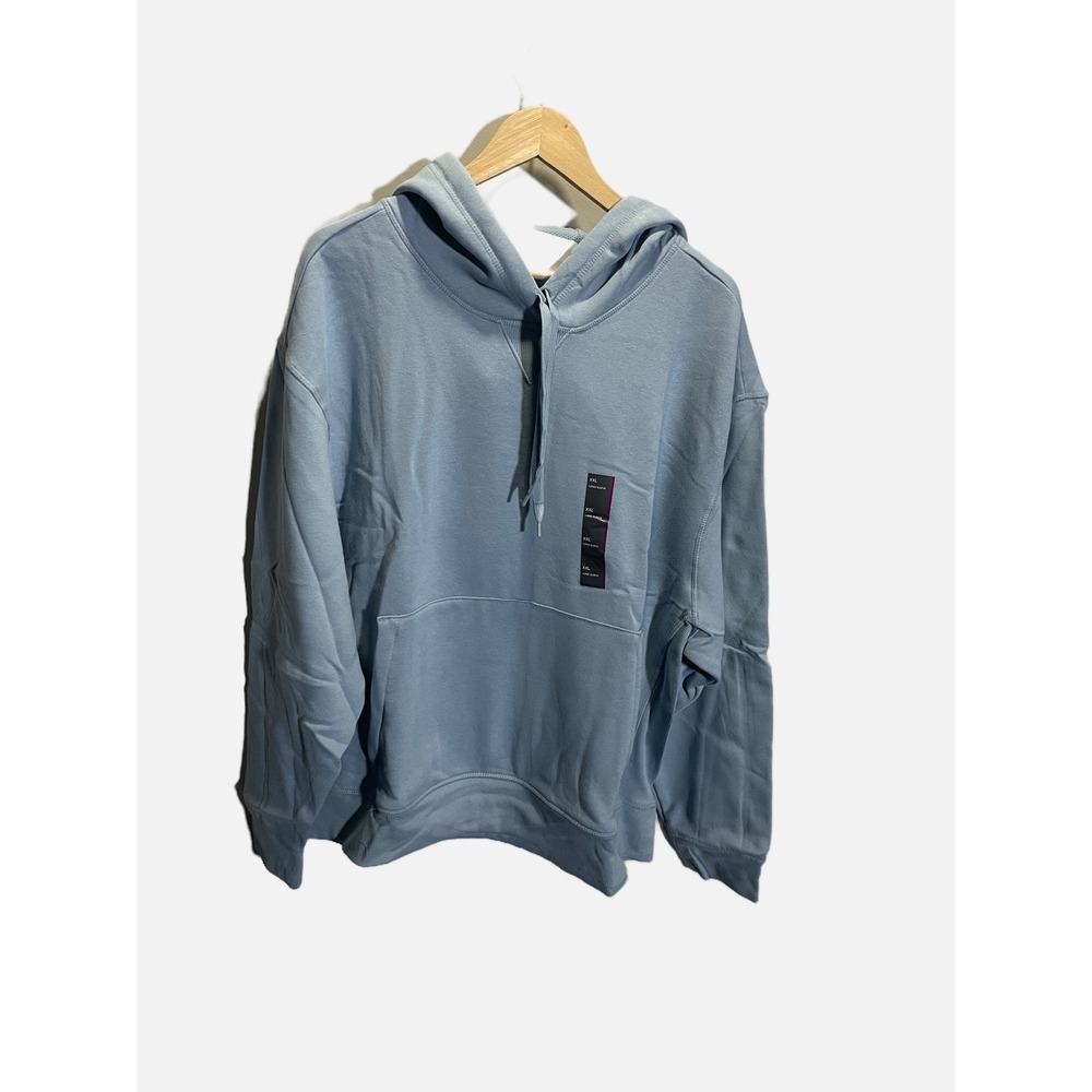 All In Motion Hoodie Women XXL Blue Long Sleeve Activewear Casual Sweatshirt - Picture 2 of 5